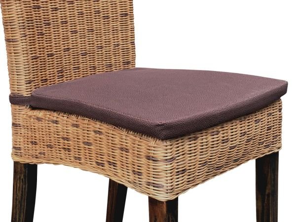 Sitzkissen Stuhlkissen Stuhlauflage 43 x 42 cm Cardine Kissen mit Klettverschluss prairie brown